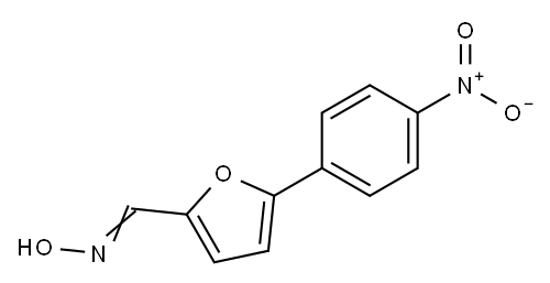 N-{[5-(4-NITROPHENYL)FURAN-2-YL]METHYLIDENE}HYDROXYLAMINE 结构式