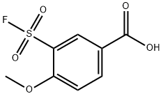 3-(氟磺酰基)-4-甲氧基苯甲酸 结构式