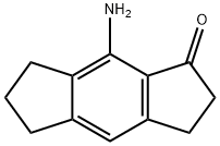 s-Indacen-1(2H)-one, 8-amino-3,5,6,7-tetrahydro- 结构式