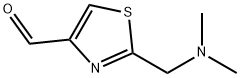 4-Thiazolecarboxaldehyde, 2-[(dimethylamino)methyl]- 结构式