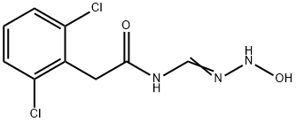 Benzeneacetamide, 2,6-dichloro-N-[(hydroxyamino)iminomethyl]- 结构式