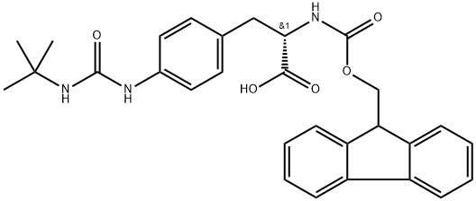 (9H-Fluoren-9-yl)MethOxy]Carbonyl L-Aph(tBuCbm)-OH 结构式