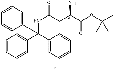 H-D-ASN(TRT)-OTBU.HCL 结构式