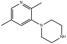 Piperazine, 1-(2,5-dimethyl-3-pyridinyl)- 结构式