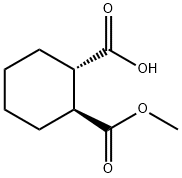 1,2-Cyclohexanedicarboxylic acid, 1-Methyl ester, (1S,2S)- 结构式