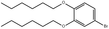 BENZENE, 4-BROMO-1,2-BIS(HEXYLOXY)- 结构式