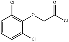 2,6-二氯苯氧乙酰氯 结构式