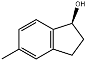 (S)-5-甲基-2,3-二氢-1H-茚-1-醇 结构式