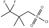 3,3-DIFLUORO-2,2-DIMETHYLBUTANE-1-SULFONYL CHLORIDE 结构式