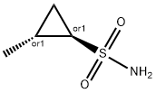 Cyclopropanesulfonamide, 2-methyl-, (1R,2R)-rel- 结构式