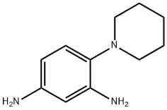 4-piperidin-1-ylbenzene-1,3-diamine 结构式