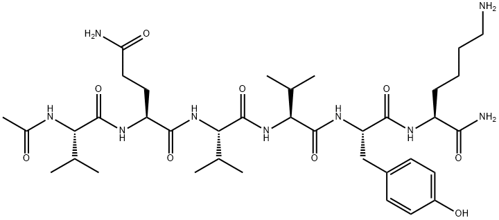 ACETYL-PHF6IV AMIDE 结构式