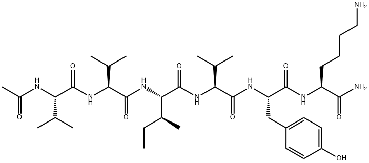 ACETYL-PHF6QV AMIDE 结构式