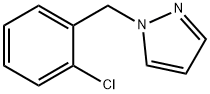 1-[(2-chlorophenyl)methyl]-1H-pyrazole 结构式