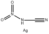 Cyanamide, N-nitro-, silver(1+) salt (1:1) 结构式