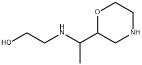 Ethanol, 2-[[1-(2-morpholinyl)ethyl]amino]- 结构式