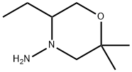4-Morpholinamine, 5-ethyl-2,2-dimethyl 结构式