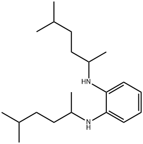 N,N'-Bis(1,4-dimethylpentyl)-1,2-benzenediamine 结构式