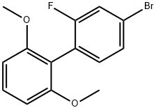 1,1'-Biphenyl, 4-bromo-2-fluoro-2',6'-dimethoxy- 结构式