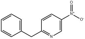 Pyridine, 5-nitro-2-(phenylmethyl)- 结构式