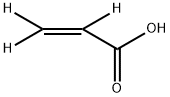 2-Propenoic-2,3,3-d3acid(9CI) 结构式