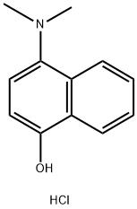 4-(Dimethylamino)-1-naphthol hydrochloride 结构式