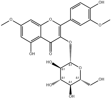 rhamnazin-3-O-b-D-glucoside 结构式