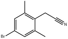 BENZENEACETONITRILE, 4-BROMO-2,6-DIMETHYL- 结构式