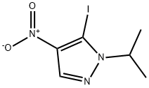 5-iodo-1-isopropyl-4-nitro-1H-pyrazole 结构式