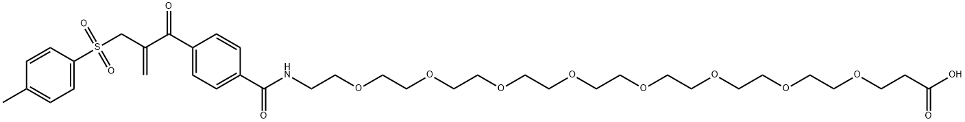 活性单砜-八聚乙二醇-羧酸 结构式