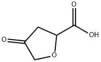 4-氧代四氢呋喃-2-羧酸 结构式