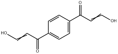 2-Propen-1-one, 1,1'-(1,4-phenylene)bis[3-hydroxy- 结构式