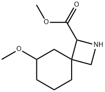 6-甲氧基-2-氮杂螺[3.5]壬烷-1-甲酸甲酯 结构式