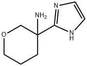 3-(1H-咪唑-2-基)四氢-2H-吡喃-3-胺 结构式
