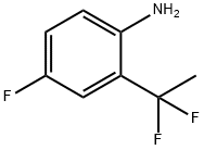 2-(1,1-二氟乙基)-4-氟苯胺 结构式