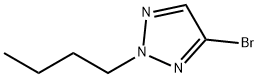 2H-1,2,3-Triazole, 4-bromo-2-butyl- 结构式