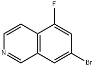 7-溴-5-氟异喹啉 结构式