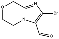 8H-Imidazo[2,1-c][1,4]oxazine-3-carboxaldehyde, 2-bromo-5,6-dihydro- 结构式