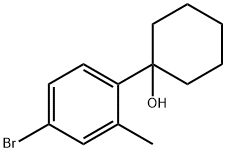 环己醇,1-(4-溴-2-甲基苯基D-) 结构式