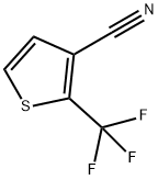 2-(三氟甲基)噻吩-3-腈 结构式
