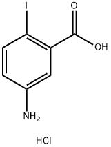 Benzoic acid, 5-amino-2-iodo-, hydrochloride (1:1) 结构式