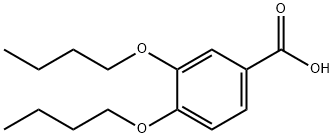 3,4-二丁氧基苯甲酸 结构式