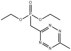 膦酸,P-[(6-甲基-1,2,4,5-四嗪-3-基)甲基]-,二乙酯 结构式