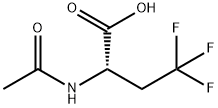 (2S)-2-acetamido-4,4,4-trifluorobutanoic acid 结构式