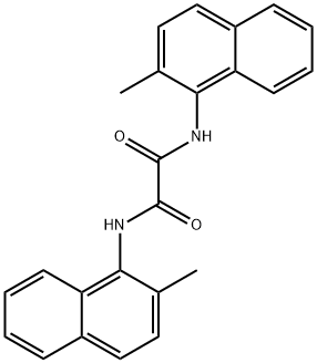 Ethanediamide, N1,N2-bis(2-methyl-1-naphthalenyl)- 结构式