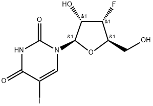 5-Iodo-3'-deoxy-3'-fluorouridine 结构式