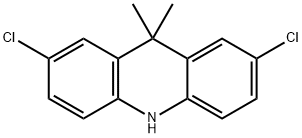 2,7-DICHLORO-9,9-DIMETHYL-9,10-DIHYDRO-ACRIDINE 结构式