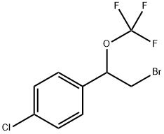 1-(2-bromo-1-(trifluoromethoxy)ethyl)-4-chlorobenzene 结构式