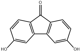 3,6-DIHYDROXY-9H-FLUOREN-9-ONE 结构式