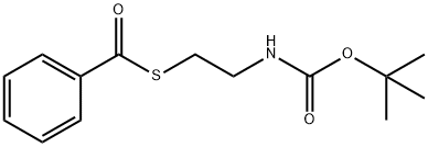 Benzenecarbothioic acid, S-[2-[[(1,1-dimethylethoxy)carbonyl]amino]ethyl] ester 结构式